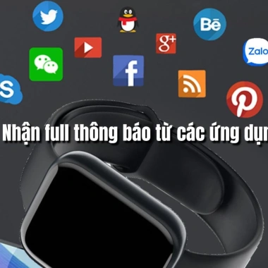 Đồng hồ thông minh PKSAIGON T800 PRM - Nghe gọi, chơi game, nhận thông báo, theo dõi sức khỏe, chống nước, giá 175.000₫ 5