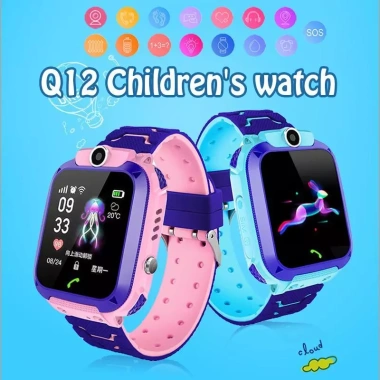 Đồng hồ thông minh Q12, màn hình cảm ứng, chống nước, kết nối iOS/Android, Wearfit2, giá 459k