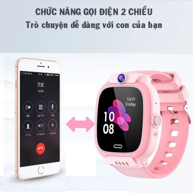 Đồng hồ thông minh Q12, màn hình cảm ứng, chống nước, kết nối iOS/Android, Wearfit2, giá 459k