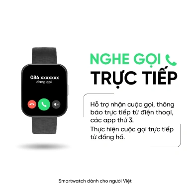 Đồng Hồ Thông Minh REPI Band 34MM Nam Nữ - Cổ Tay Nhỏ, Nghe Gọi, Bảo Hành 12 Tháng, Giá 930k