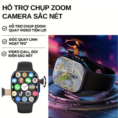 Đồng Hồ Thông Minh Sim S16 PROMAX GEN5 Nghe gọi, tải app, màn hình tràn viền, theo dõi sức khỏe, giảm còn 1.8 triệu