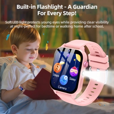 Đồng hồ thông minh trẻ em 1.83 inch HD Camera, Đèn pin, Giám sát giấc ngủ, Báo thức - Giá giảm 398.000₫ 6 Đồng hồ thông minh trẻ em 1.83 inch HD Camera, Đèn pin, Giám sát giấc ngủ, Báo thức - Giá giảm 398.000₫ 6