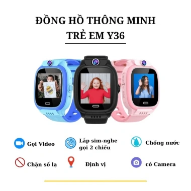 Đồng hồ thông minh trẻ em A28 lắp sim - Gọi, định vị, hỗ trợ tiếng Việt, giá ưu đãi chỉ 250.000₫