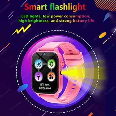 Đồng hồ thông minh trẻ em giám sát giấc ngủ – Màn hình cảm ứng HD, camera, báo động, thể thao, quà tặng bé trai bé gái