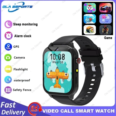 Đồng hồ thông minh trẻ em giám sát giấc ngủ – Màn hình cảm ứng HD, camera, báo động, thể thao, quà tặng bé trai bé gái