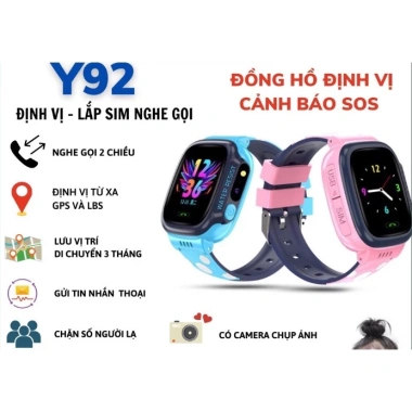 Đồng Hồ Thông Minh Trẻ Em Lắp Sim Y92 Y31 Q12 Định Vị Nghe Gọi Nhắn Tin Chống Nước Tiếng Việt 199k Sim Veitel