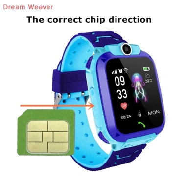 Đồng hồ thông minh trẻ em Q12 SOS, chống nước IP67, hỗ trợ iOS Android, quà tặng tuyệt vời