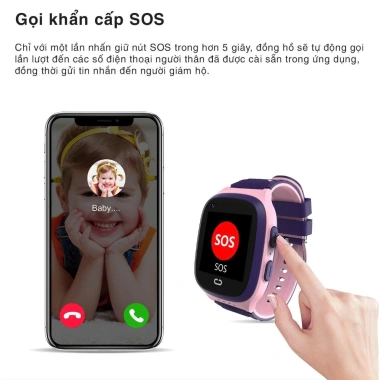 Đồng hồ thông minh trẻ em VALDUS VT31 lắp SIM, gọi video, định vị, cảnh báo, bảo hành 1 năm - 1.08tr