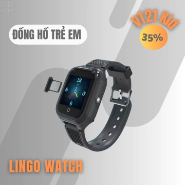 Đồng hồ thông minh trẻ em VT21 4G video HD GPS WiFi SOS pin 700mAh IPX7 - Giá 2.29 triệu