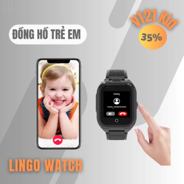 Đồng hồ thông minh trẻ em VT21 4G video HD GPS WiFi SOS pin 700mAh IPX7 - Giá 2.29 triệu 2
