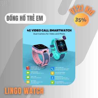 Đồng hồ thông minh trẻ em VT21 4G video HD GPS WiFi SOS pin 700mAh IPX7 - Giá 2.29 triệu 8