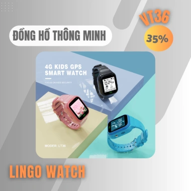 Đồng Hồ Thông Minh VT36 Trẻ Em Video 4G, Định Vị LBS/WiFi, IP65, Giá 1.59 Triệu