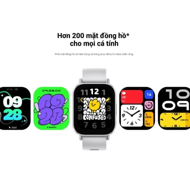 Đồng Hồ Thông Minh Xiaomi Redmi Watch 5 Active - BH 12 Tháng, Giá 930.000 VND, Theo Dõi Sức Khỏe và Thể Thao 5 Đồng Hồ Thông Minh Xiaomi Redmi Watch 5 Active - BH 12 Tháng, Giá 930.000 VND, Theo Dõi Sức Khỏe và Thể Thao 5