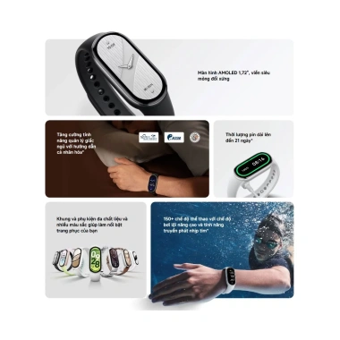 Đồng Hồ Thông Minh Xiaomi Smart Band 10 Chính Hãng BH 12 Tháng Giá 1.109 triệu 2