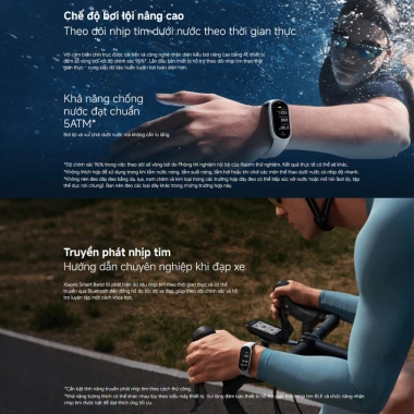 Đồng hồ thông minh Xiaomi Smart Band 10 - Màn hình AMOLED 1.72, Bluetooth 5.4, Kháng nước 5ATM, Giá chỉ 1.109.000 VND 3