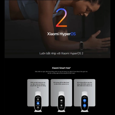Đồng hồ thông minh Xiaomi Smart Band 10 - Màn hình AMOLED 1.72, Bluetooth 5.4, Kháng nước 5ATM, Giá chỉ 1.109.000 VND 8
