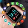 Đồng hồ thông minh Y68 Bluetooth cho nam nữ Theo dõi nhịp tim, huyết áp, vòng đeo tay, hỗ trợ iOS & Android
