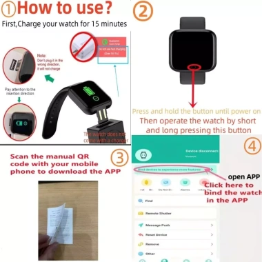 Đồng hồ thông minh Y68 Bluetooth cho nam nữ Theo dõi nhịp tim, huyết áp, vòng đeo tay, hỗ trợ iOS & Android