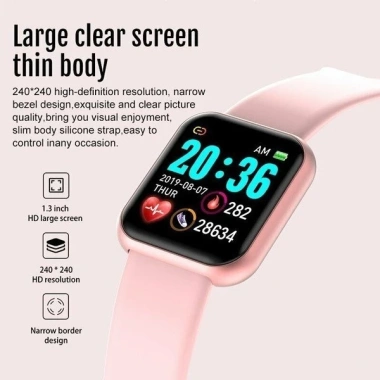 Đồng hồ thông minh Y68 chống nước Bluetooth cho nữ và trẻ em - Giá ưu đãi 31.659