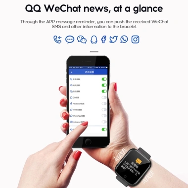Đồng hồ thông minh Y68 D20 Bluetooth, màn hình kỹ thuật số, theo dõi sức khỏe, vòng tay nam nữ, tương thích mọi điện thoại 5