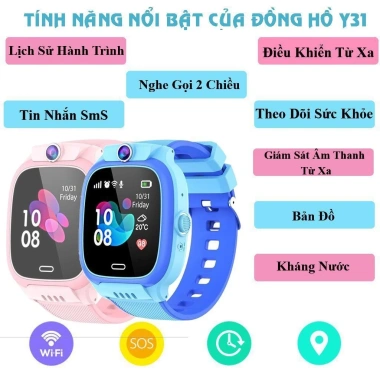 Đồng hồ trẻ em lắp sim 3G/4G video call định vị cảm ứng chống nước - Giá 213.750₫ 8