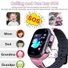 Đồng hồ trẻ em YUNANUN GPS SOS, theo dõi vị trí thẻ SIM, chống nước an toàn 7
