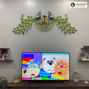 Đồng Hồ Treo Tường Công Phượng Khổng Tước Kim Trôi 1M8 Lianzhang VIVA DECOR V2.888 Giá 1,07 Triệu