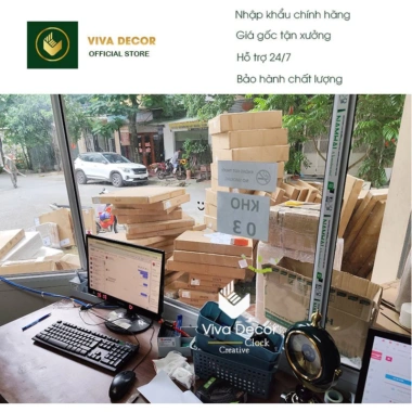 Đồng Hồ Treo Tường Công Phượng Khổng Tước Kim Trôi 1M8 Lianzhang VIVA DECOR V2.888 Giá 1,07 Triệu