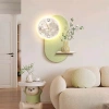 Đồng hồ treo tường decor mặt trăng LED, kệ cắm hoa sang trọng, đẹp nhà cửa 459.000₫ 2