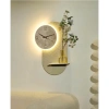 Đồng hồ treo tường decor mặt trăng LED, kệ cắm hoa sang trọng, đẹp nhà cửa 459.000₫ 5