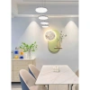 Đồng hồ treo tường decor mặt trăng LED, kệ cắm hoa sang trọng, đẹp nhà cửa 459.000₫ 8