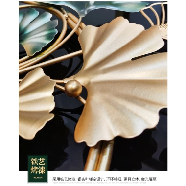 Đồng hồ treo tường kim trôi hoa xanh 2.861 – Thiết kế sang trọng, phù hợp phòng khách rộng, giảm giá tới 20% chỉ 734.000₫