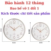Đồng hồ treo tường kim trôi Quartz mạ vàng - Cao cấp, không tiếng động, giá rẻ 61.900₫ 4