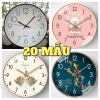 Đồng hồ treo tường mặt kính kim trôi cao cấp 30cm/20cm - Giá ưu đãi 90.160 VND