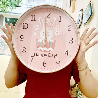 Đồng hồ treo tường mặt kính kim trôi cao cấp 30cm/20cm - Giá ưu đãi 90.160 VND