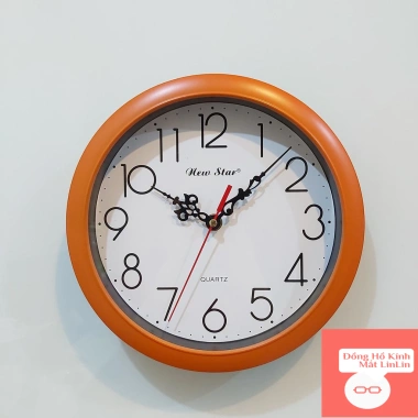 Đồng hồ treo tường Newstar cỡ nhỏ 26x23 cm - Chính hãng Kashi, giá 126.940₫