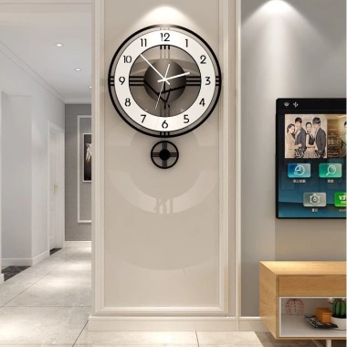 Đồng hồ treo tường quả lắc sang trọng CL004 - 3 kích thước 35x45 40x50 45x60 cm - Giá ưu đãi 549.000₫