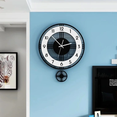 Đồng hồ treo tường quả lắc sang trọng CL004 - 3 kích thước 35x45 40x50 45x60 cm - Giá ưu đãi 549.000₫