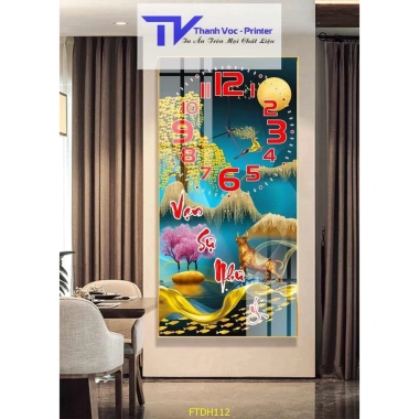 Đồng Hồ Treo Tường Tráng Gương Kim Trôi Sang Trọng 40x80cm - Chỉ 460.000đ 4