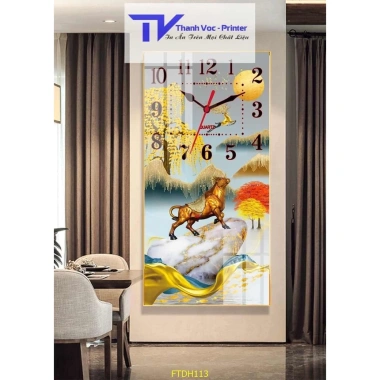 Đồng Hồ Treo Tường Tráng Gương Kim Trôi Sang Trọng 40x80cm - Chỉ 460.000đ 5