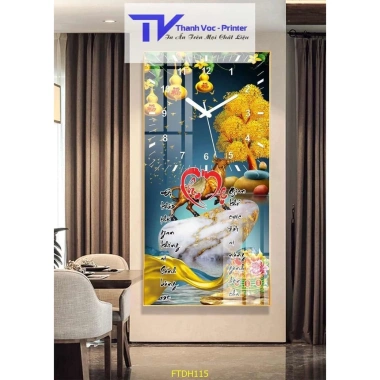 Đồng Hồ Treo Tường Tráng Gương Kim Trôi Sang Trọng 40x80cm - Chỉ 460.000đ 7