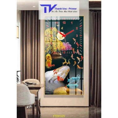 Đồng Hồ Treo Tường Tráng Gương Kim Trôi Sang Trọng 40x80cm - Chỉ 460.000đ 8