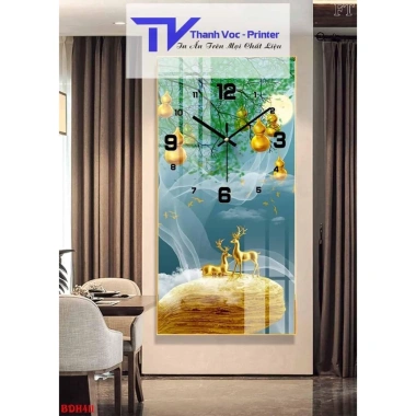 Đồng Hồ Treo Tường Tráng Gương Kim Trôi Sang Trọng 40x80cm - Giá 460.000đ
