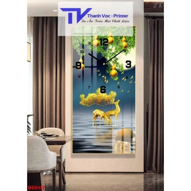 Đồng Hồ Treo Tường Tráng Gương Kim Trôi Sang Trọng 40x80cm - Giá 460.000đ 3