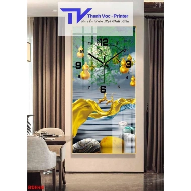 Đồng Hồ Treo Tường Tráng Gương Kim Trôi Sang Trọng 40x80cm - Giá 460.000đ 5