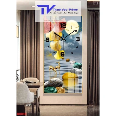 Đồng Hồ Treo Tường Tráng Gương Kim Trôi Sang Trọng 40x80cm - Giá 460.000đ 6