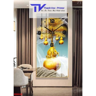 Đồng Hồ Treo Tường Tráng Gương Kim Trôi Sang Trọng 40x80cm - Giá 460.000đ 8