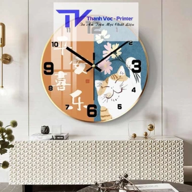 Đồng Hồ Treo Tường Tráng Gương Kim Trôi Sang Trọng D30 & D60 - Giá 260k, Giảm 52k 2