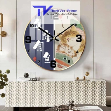 Đồng Hồ Treo Tường Tráng Gương Kim Trôi Sang Trọng D30 & D60 - Giá 260k, Giảm 52k 3