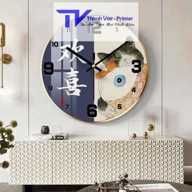 Đồng Hồ Treo Tường Tráng Gương Kim Trôi Sang Trọng D30 & D60 - Giá 260k, Giảm 52k 10